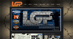 Desktop Screenshot of loadedgunproductions.com